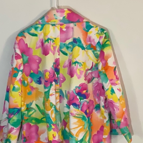Ralph Lauren Urban Spectator Multicolor Floral Jacket - Picture 4 of 12